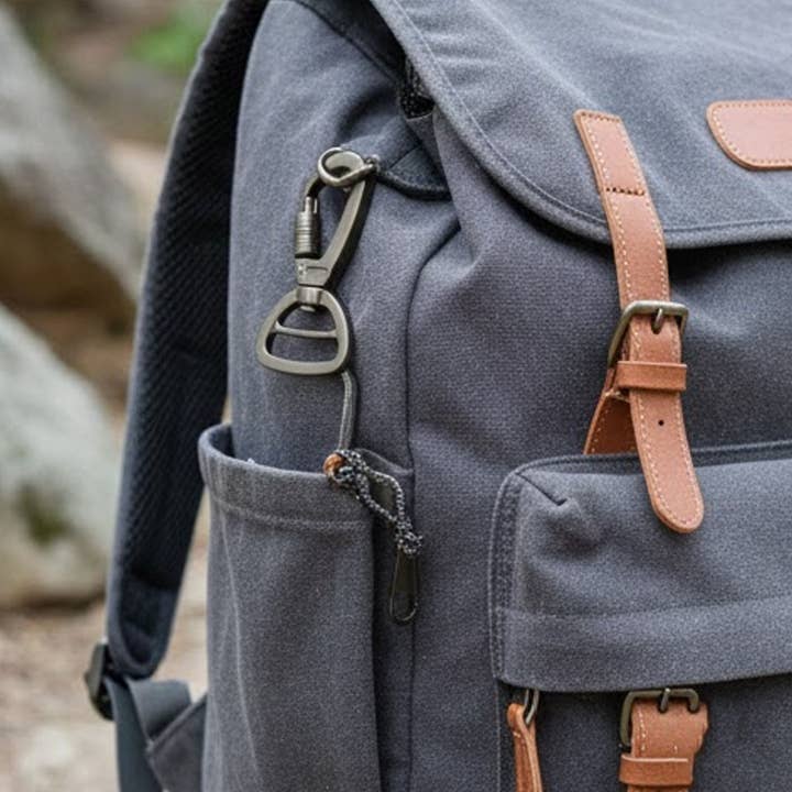 Zinc Alloy Swivel Snap Hook for Bags & Outdoor Use