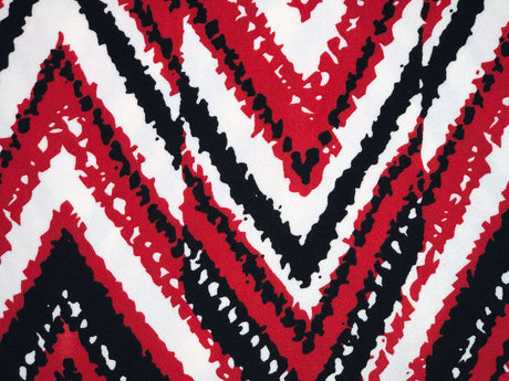 1 Yard Liverpool Knit Geometric Print Fabric For Dresses Tops Skirts Apparel Projects 60 Inch Wide