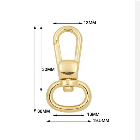 Metal Key Chain Swivel Snap Hook for Bags & Keys