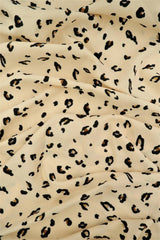 1 Yard Twill Animal Leopard Print Fabric, 58/59'' Wide Polyester Spandex Blend