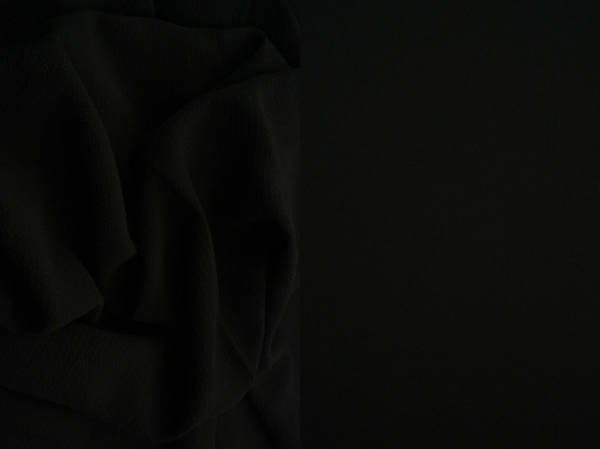 1 Yard Solid Ghost Crepe Stretch Woven Fabric for Upholstery Drapery 57/58"