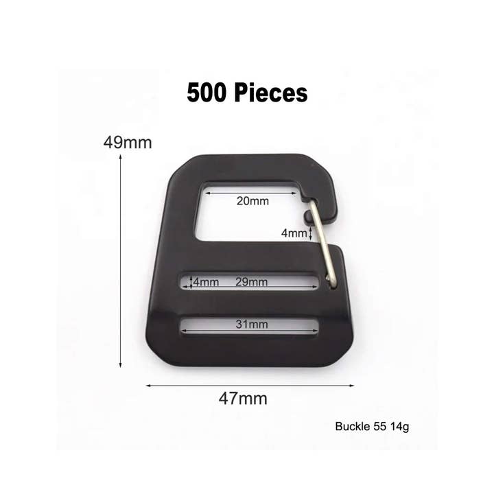 Metal G Hook Buckle for Outdoors