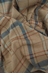 Double Knit Jacquard Plaid Fabric Heavyweight Stretch Material, 58/60" Wide