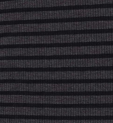 4x2 Rib Stripes Fabric 1 Yard Soft Stretch Textured Knit 52/53" Wide