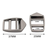 Adjustable Metal Ladder Lock Buckle for Backpack Straps