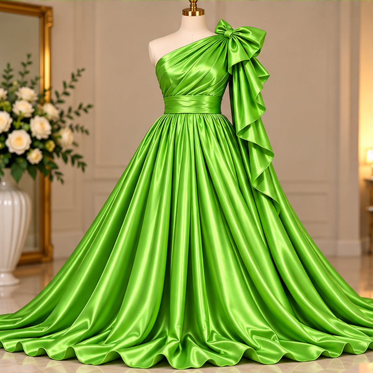 Lime Green Low Stretch Polyester Tricot Fabric 108/120 Inch Yard