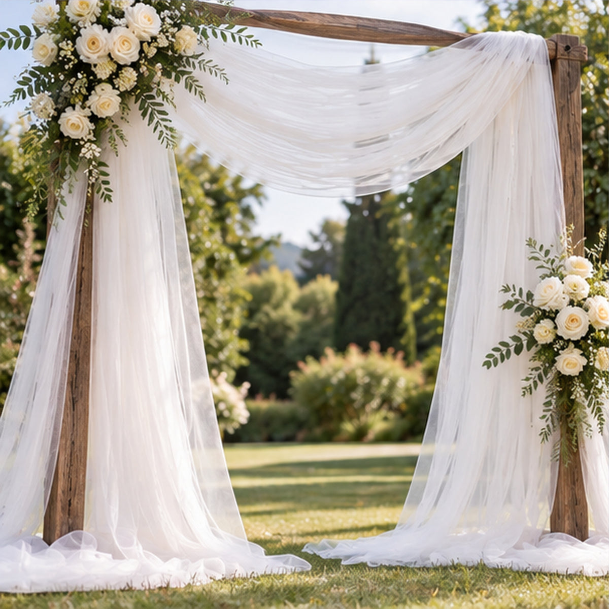 Extra Wide Tulle Net Bridal Veil Mesh Fabric 120 Inch Nylon