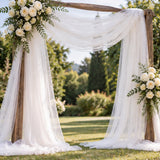 Extra Wide Tulle Net Bridal Veil Mesh Fabric 120 Inch Nylon