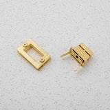 S746 Lock Pick Gun Bag Metal Luggage Twist Clip Box Clasp Container Handbag Lace Handbag Lock