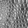 1 Yard Faux Crocodile Vinyl Fabric 100% Polyester