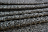 Glitter Rib Knit Fabric 1 Yard Solid Melange Soft Stretch Shimmer 58/60" Wide