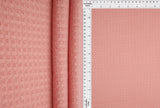 1 Yard Waffle Solid Knit Fabric, 58/60? Wide Polyester Rayon Spandex Blend