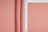 Waffle Solid Knit Fabric 1 Yard Soft Stretch Textured Material 58/60" Wide