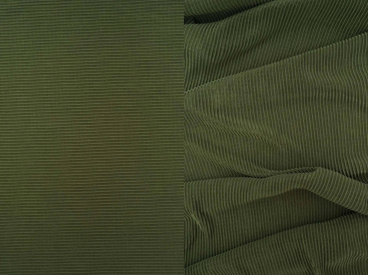 Bodre Interlock Pleated Plisse Fabric 1 Yard Lightweight Textured Drape 58/60" Wide