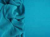Bodre Interlock Pleated Plisse Fabric 1 Yard Lightweight Textured Drape 58/60" Wide