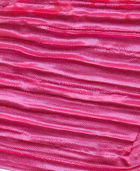 1 Yard Bodre Fabric / Interlock Pleated, 58/60'' Wide 100% Polyester