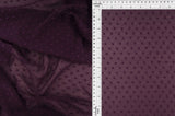 Solid Swiss Dot Chiffon Fabric 100% Polyester Lightweight Sheer 57/58" Wide