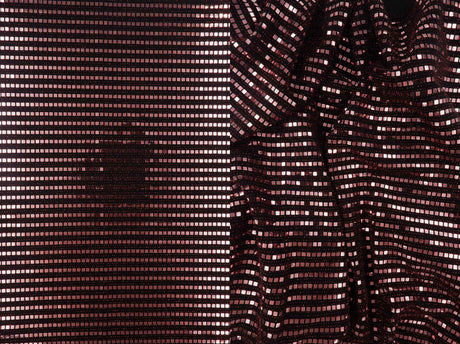 1 Yard Nylon Metallic Slinky Knit Fabric 190 GSM, 56/58? Wide Stretch Blend