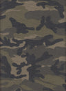 French Terry Camouflage Print Fabric 1 Yard Soft Stretch Cozy Texture 58/60" Wide