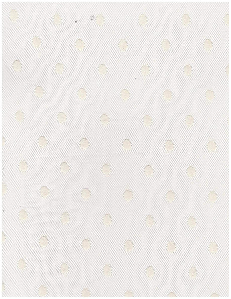 1 Yard Polka Dot Lace Mesh Solid Fabric, 58/60? Wide Nylon Spandex Blend