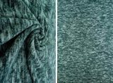 Sweater Melange Brushed Solid Fabric 1 Yard Soft Stretch Cozy Knit 58/60" Wide