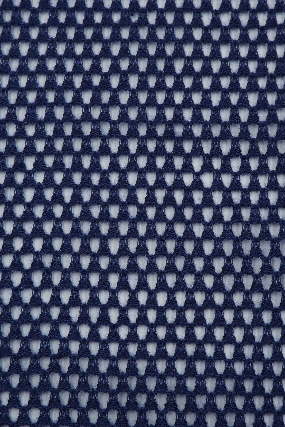 1 Yard Pointelle Mesh Solid Knit Fabric, 58/60'' Wide Polyester Spandex Blend