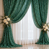 BPS Mesh Lace Hunter Green Fabric Sheer Stretch by the Yard Decor