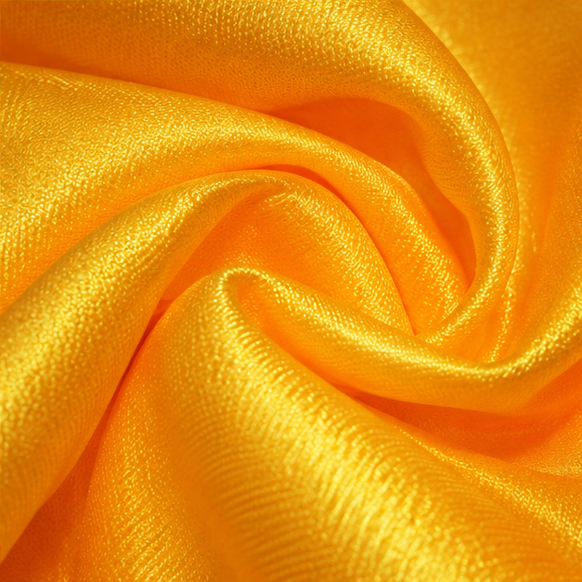 Yellow Low Stretch Polyester Tricot Fabric 108/120 Inch Yard