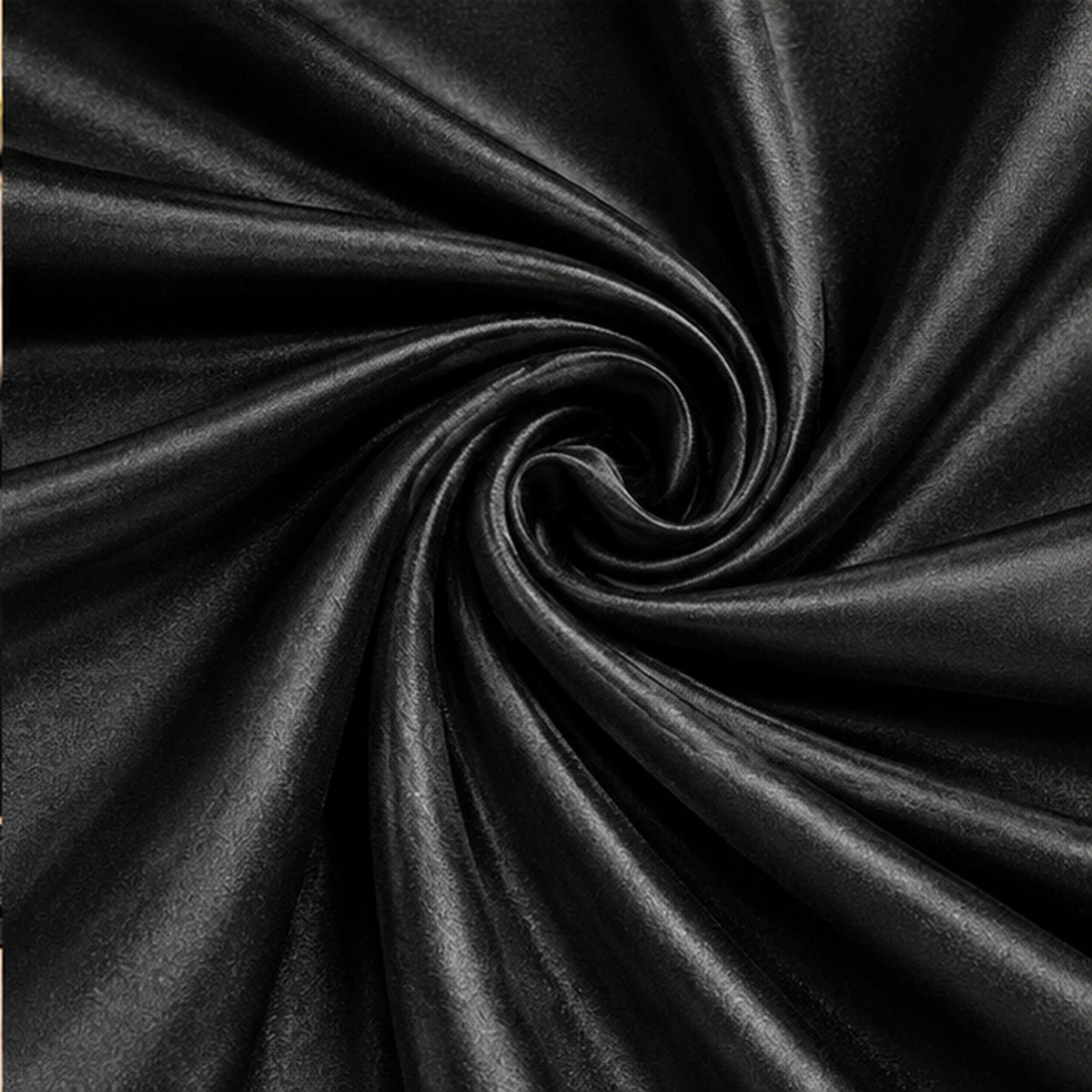 Black Low Stretch Polyester Fabric Extra Wide 108/120 Inch Yard