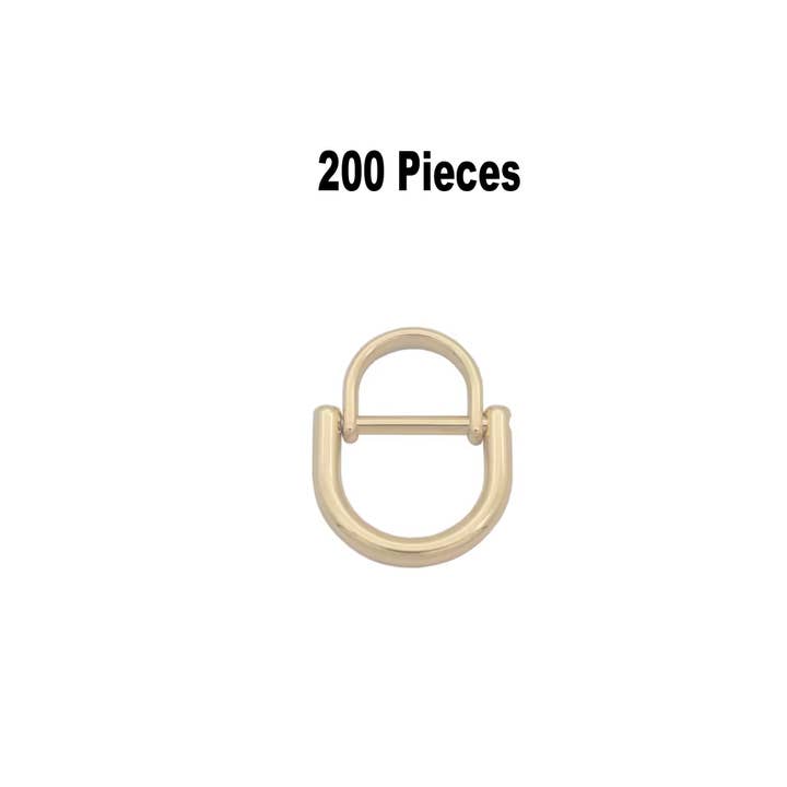 Zinc Alloy Handbag Side Clip D Ring Strap Connector Buckle