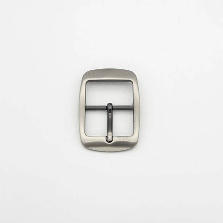 Z355 35mm Center Bar Pin Buckle for Leather Brushed Tri-glide Buckles for Belt Metal Belt Buckle for Men