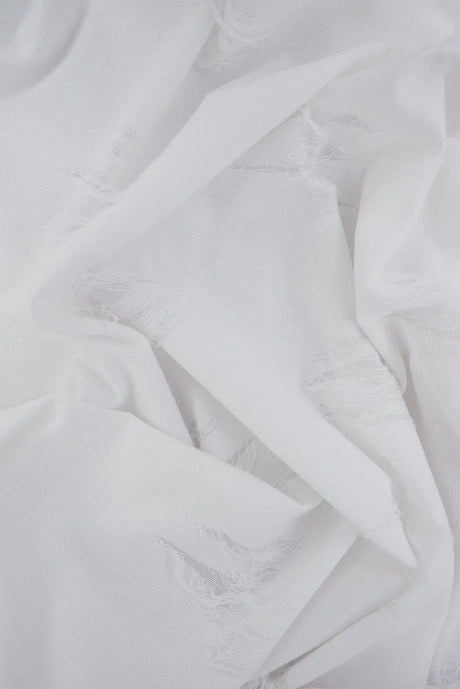 63/65" Double Knit Distressed Jacquard Solid Fabric 25% Cotton 72% Polyester 3% Spandex 180 GSM Yard