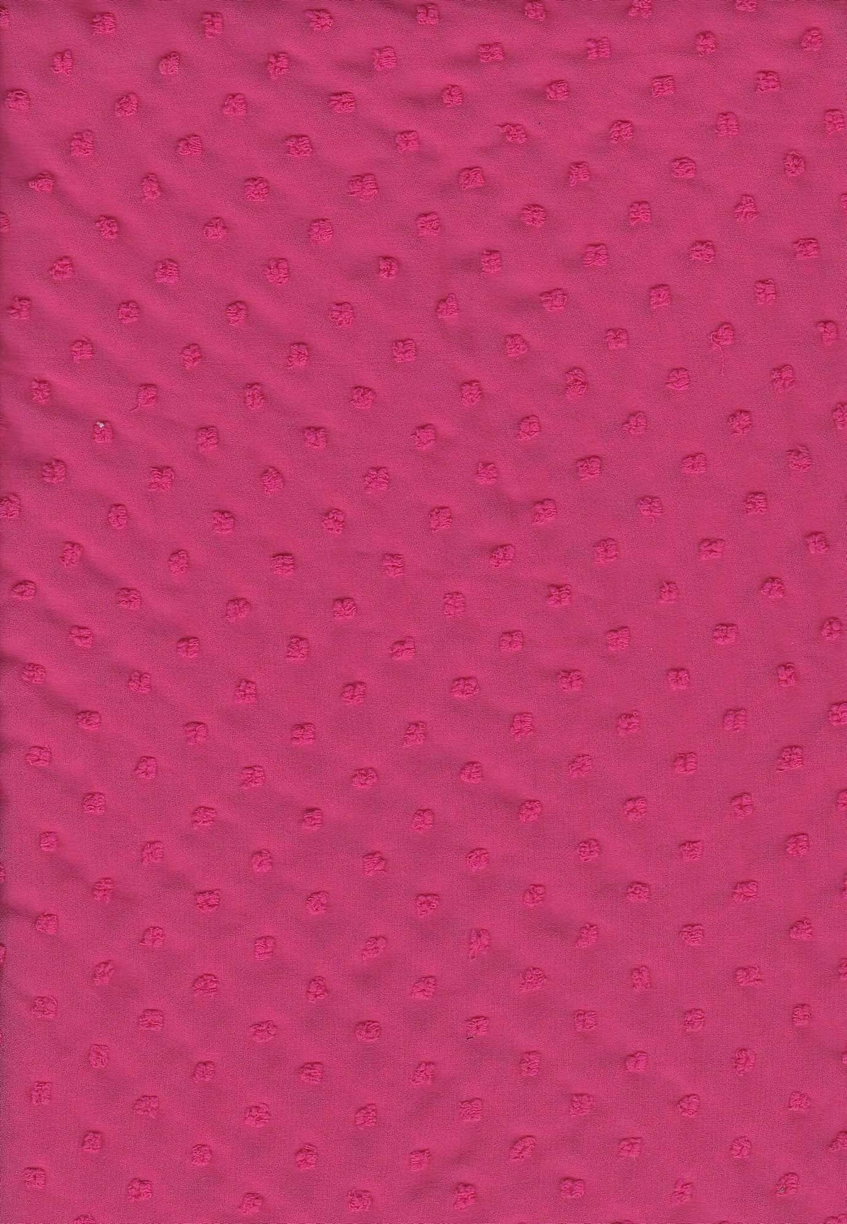 Solid Swiss Dot Chiffon Fabric 100% Polyester Lightweight Sheer 57/58" Wide