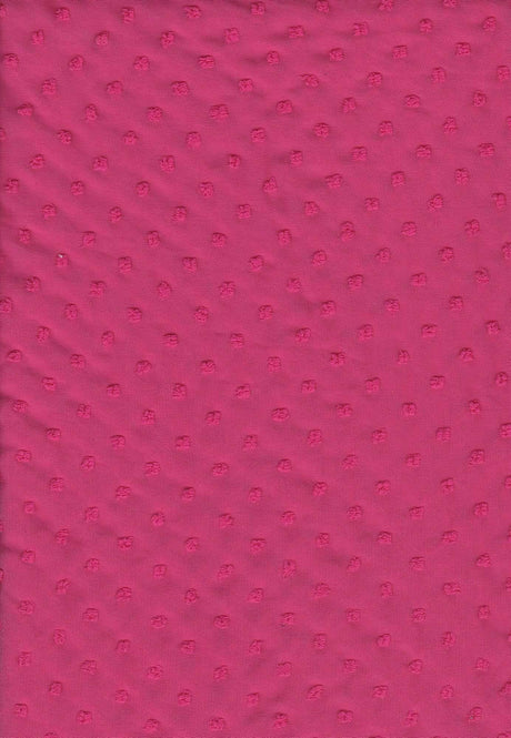 1 Yard Swiss Dot Chiffon Solid Woven Fabric Lightweight Sheer Drapery 57/58" Width