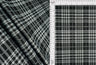 59/60" Double Knit Plaid Jacquard Fabric 96% Polyester 4% Spandex 250 GSM