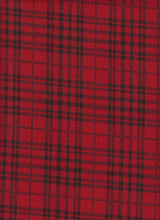 1 Yard Textured Plaid Jacquard Knit Fabric Double Knit Stretch 59/60” Wide