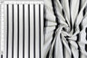 1 Yard DTY Brushed Vertical Stripe Knit Fabric Soft Stretch Polyester Spandex 58/60 Inches Wide