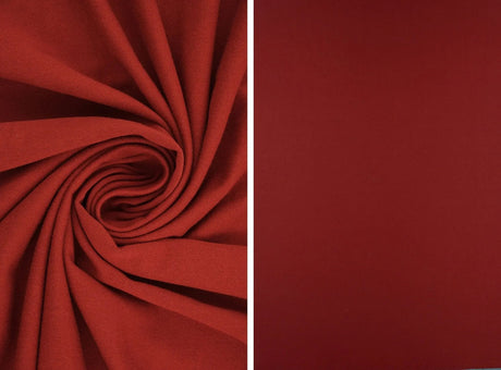 1 Yard DTY Brushed Solid Fabric Soft Stretch Smooth Texture 58/60" Wide