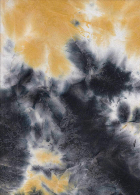 1 Yard Brushed DTY Tie-Dye Knit Fabric 170 GSM, 58/60'' Wide Polyester Spandex Blend