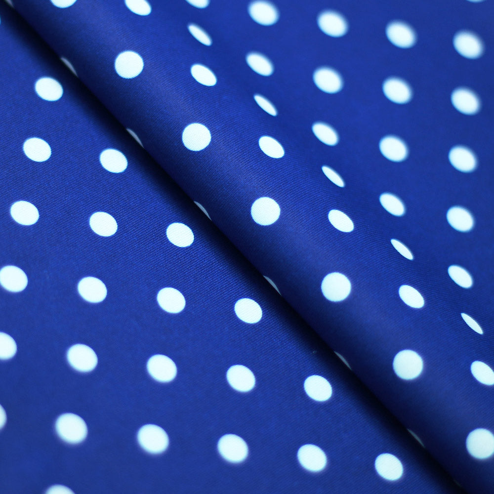Dippin Dotz Poly Spandex Fabric - Small Polka Dots, Multiple Colors, 58/60" Width (1 Yard)