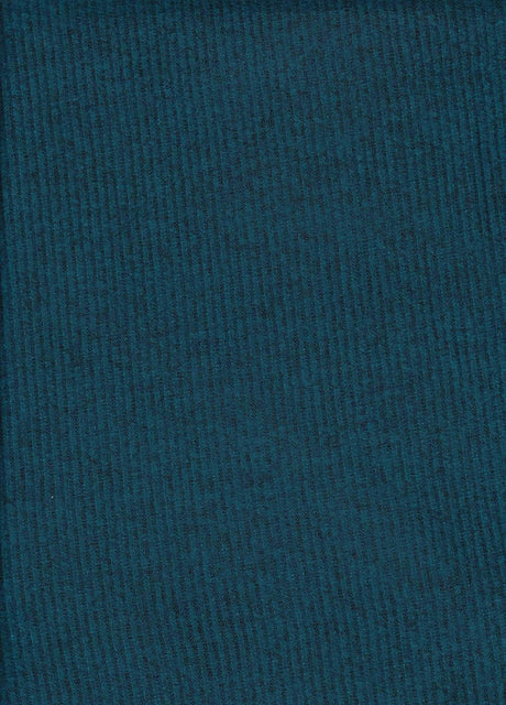 1 Yard 2x2 Rib Brushed 2 Tone Sweater Fabric, 58/60'' Wide Rayon Polyester Spandex Blend