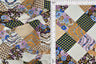 1 Yard Wool Dobby Floral Patchwork Fabric, 57/58? Wide 100% Polyester