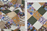 1 Yard Wool Dobby Floral Patchwork Fabric, 57/58'' Wide 100% Polyester