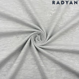 F-12+ Egyptian Combed Cotton Spandex Jersey Fabric 90% Cotton 10% Spandex for Activewear Apparel 60/61 Inch Width 240 GSM