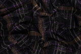 Double Knit Jacquard Plaid Fabric Heavyweight Stretch Material, 58/60" Wide
