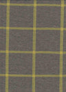 1 Yard Charcoal Double Knit Jacquard Window Pane Yarn Dyed Plaid Fabric 58/60" Wide