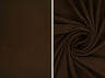 1 Yard DTY Brushed Solid Knit Fabric, 58/60'' Wide Polyester Spandex Blend