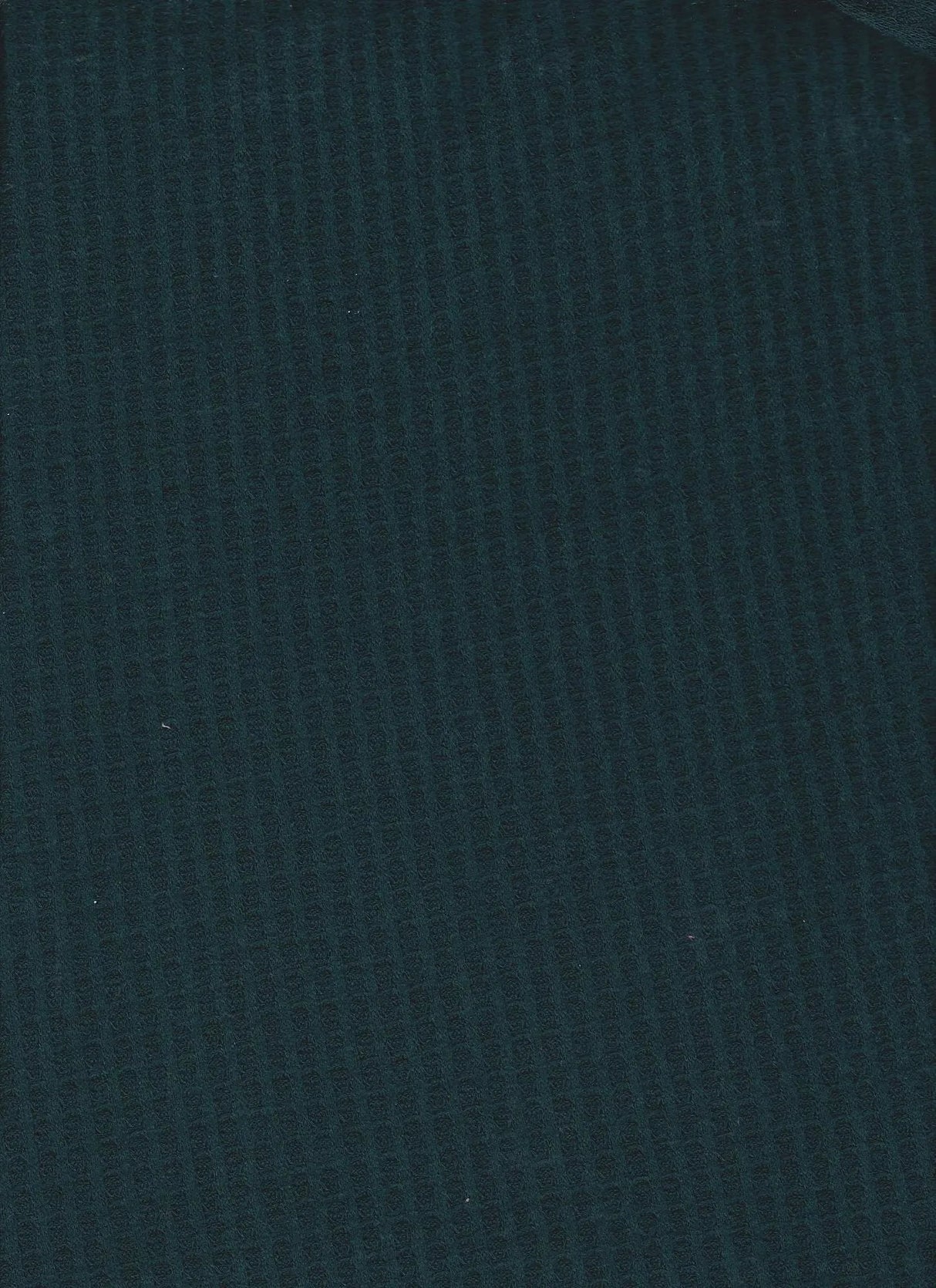 1 Yard Waffle Brushed Solid Fabric, 58/60? Wide Polyester Rayon Spandex Blend