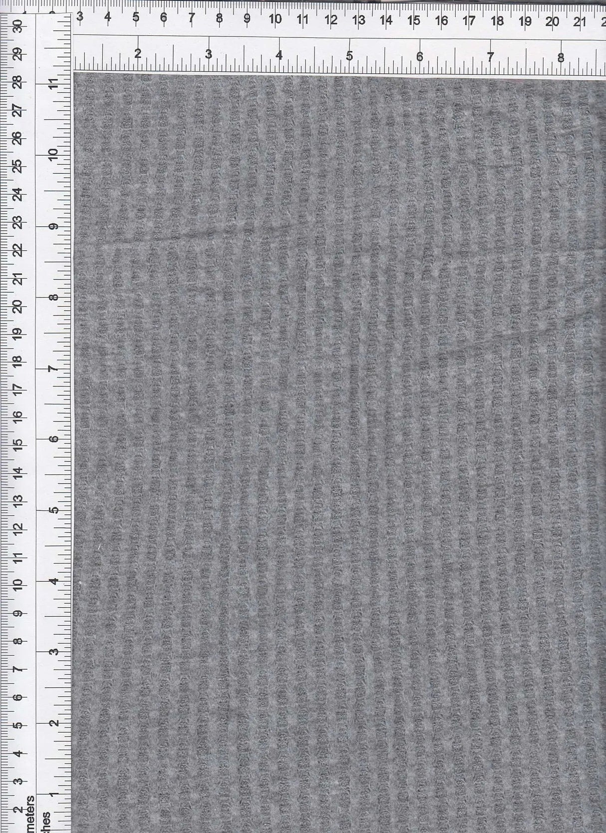 1 Yard Brushed Waffle Knit Solid Fabric 58/60"