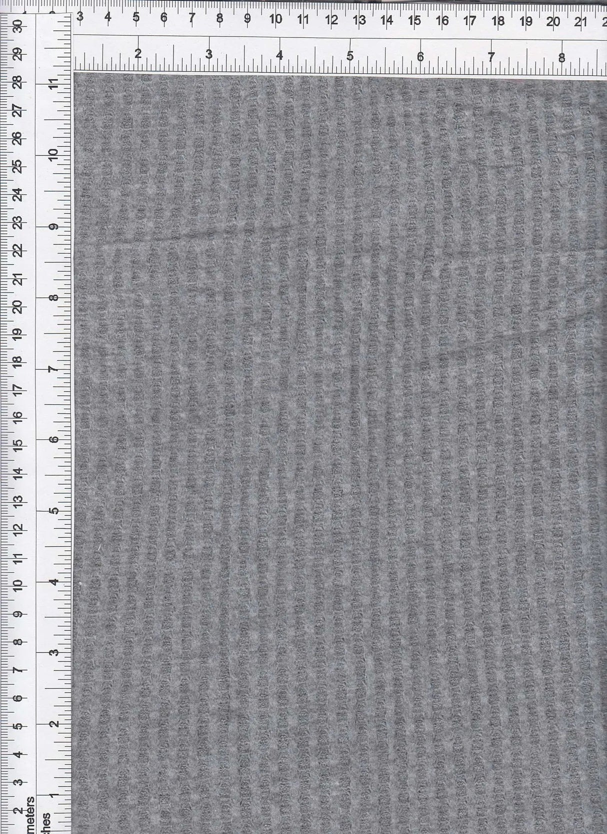 1 Yard Waffle Brushed Solid Fabric, 58/60? Wide Polyester Rayon Spandex Blend